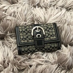 Coach Black & Grey Women’s Wallet